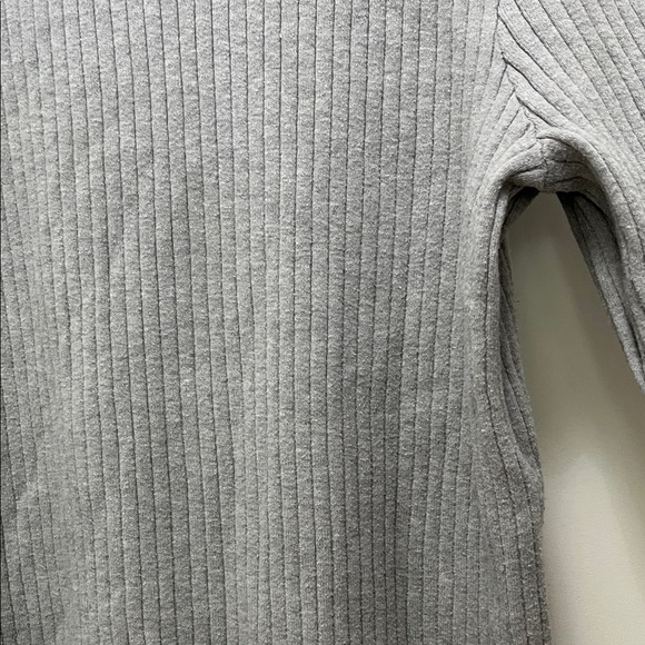Croft & Barrow Gray Ribbed Cotton Blend Turtle Neck Sweater - Size XL - Picture 9 of 13